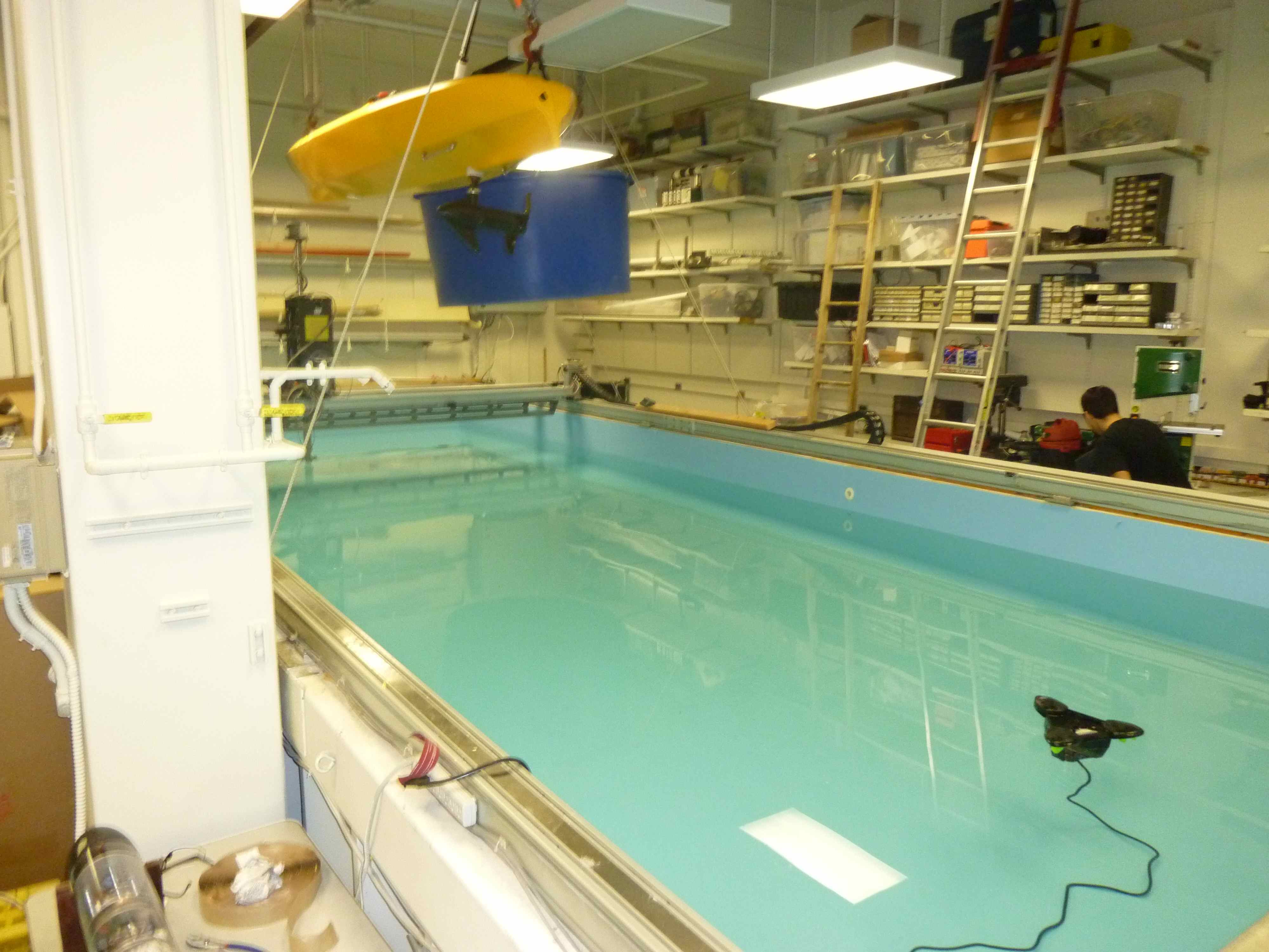 Autonomous underwater vehicle lab at MIT